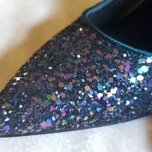 Super sparkly sequin Nine West heels 7-1/2 Medium
